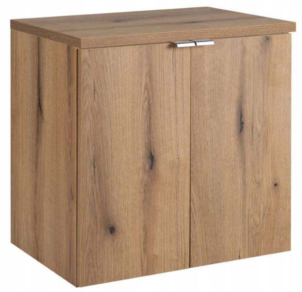 Szafka Pod Umywalkę 60 cm BLAT Dąb WISZĄCA 2D NOVA OAK 245161