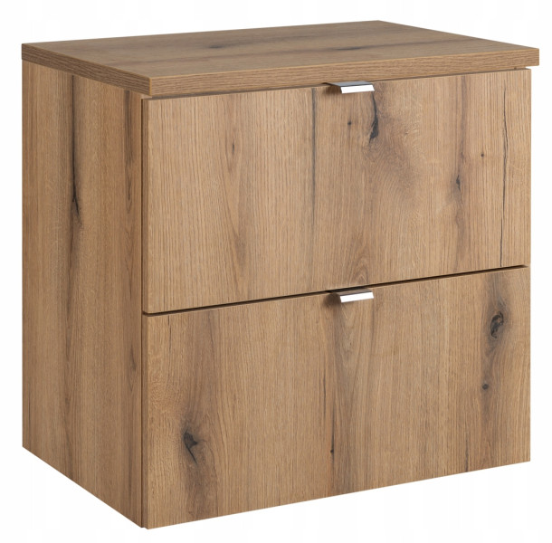 Szafka Pod Umywalkę 60 cm BLAT Dąb Wisząca 2S NOVA OAK 247752