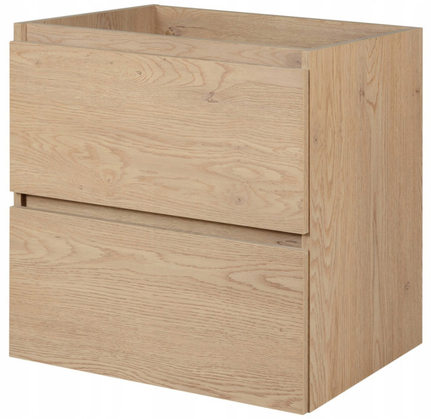 Szafka Pod Umywalkę 60 cm Dąb Jasny Wisząca 2S SIMPLE 395363