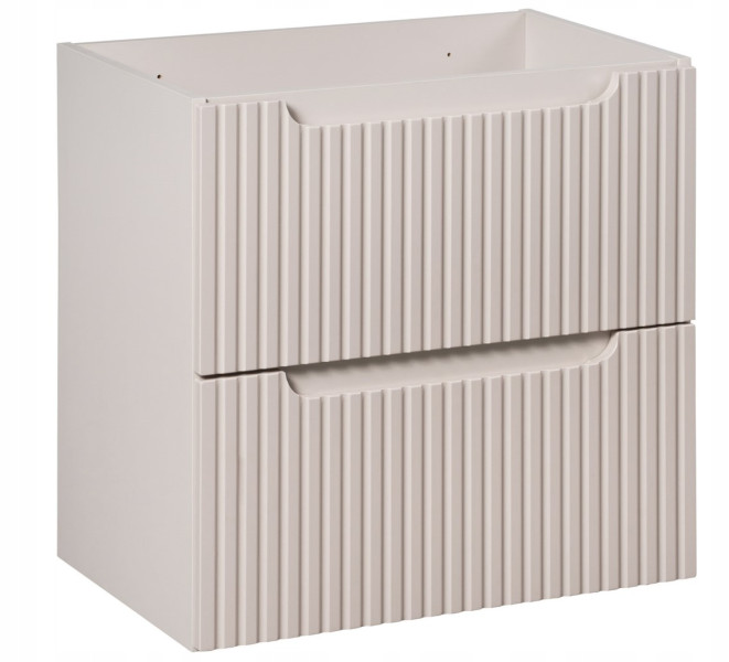 Szafka Pod Umywalkę 60 cm Wisząca RYFLE 2S MDF NOVA KASZMIR 266771