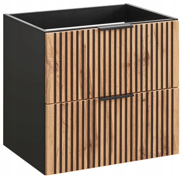Szafka pod umywalkę 60 cm XILO BLACK 82-60 WOTAN 335669