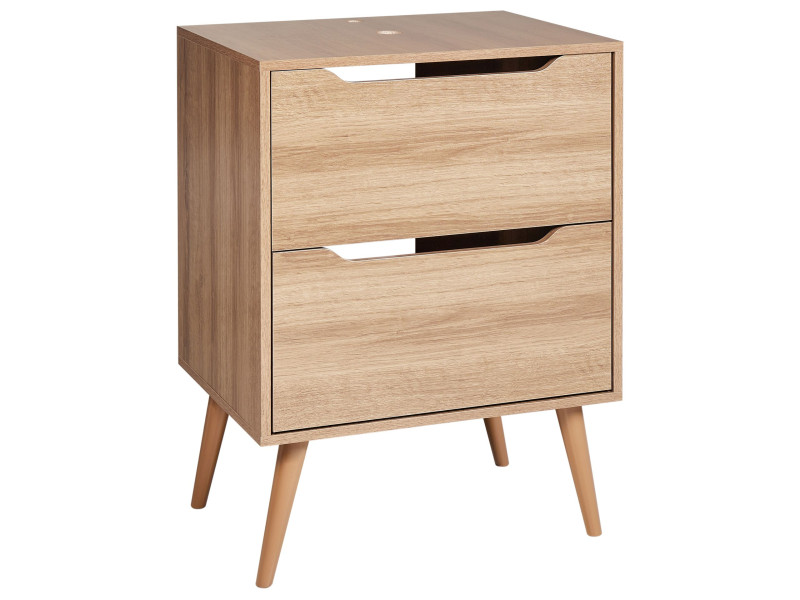 Szafka pod umywalkę 60 x 80 cm MDP jasny brąz 656612