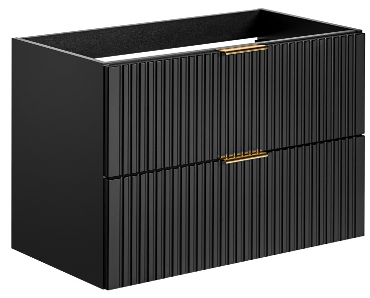 Szafka pod umywalkę 80 cm ADEL BLACK 126496