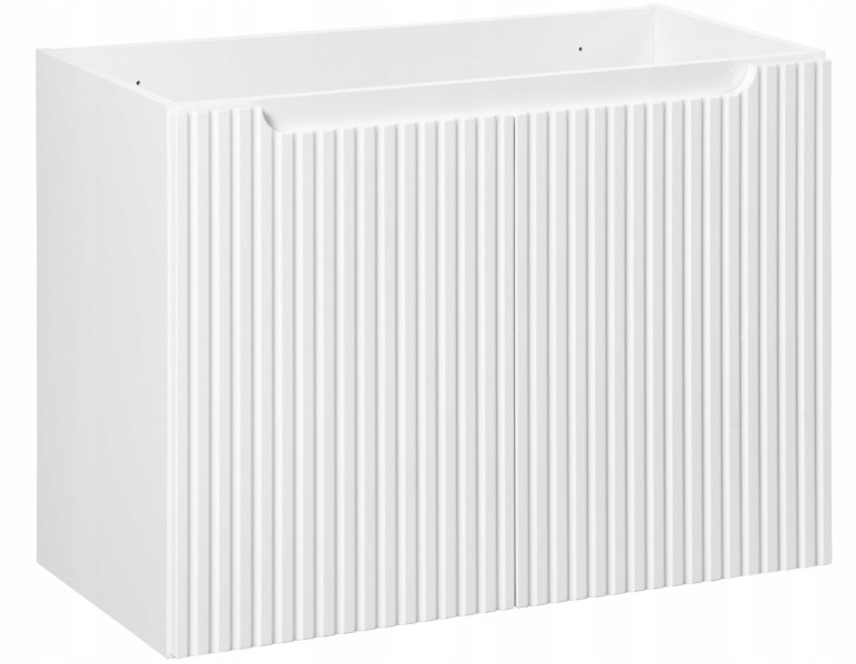 Szafka Pod Umywalkę 80 cm BIAŁA Wisząca RYFLE 2D NOVA WHITE 261784