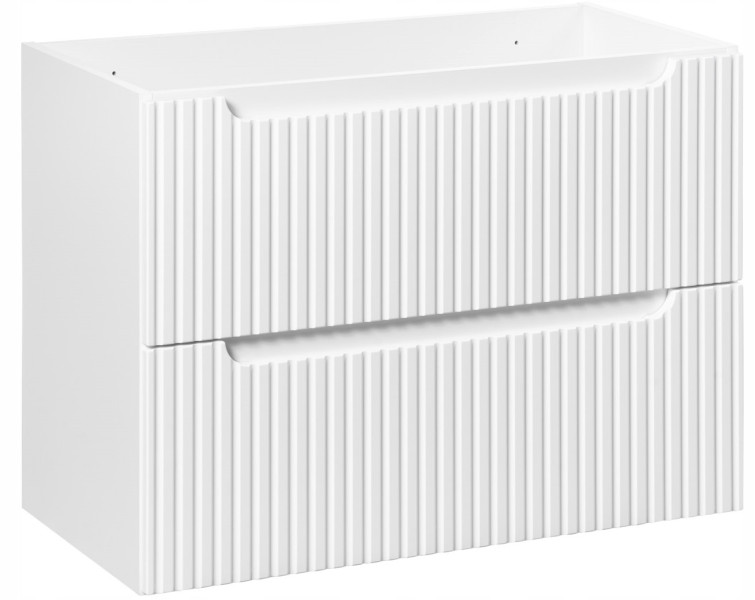 Szafka Pod Umywalkę 80 cm BIAŁA Wisząca RYFLE 2S NOVA WHITE 262817