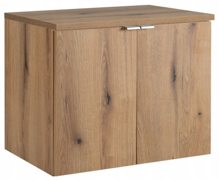 Szafka Pod Umywalkę 80 cm BLAT Dąb WISZĄCA 2D NOVA OAK 245157
