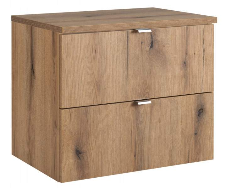 Szafka Pod Umywalkę 80 cm BLAT Dąb Wisząca 2S NOVA OAK 247750