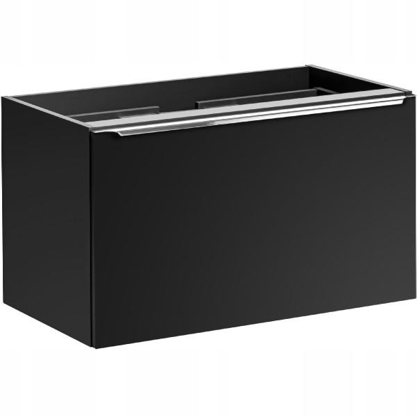 Szafka pod umywalkę 80 cm SANTA FE BLACK 82-80 CZARNY LOFT 298578
