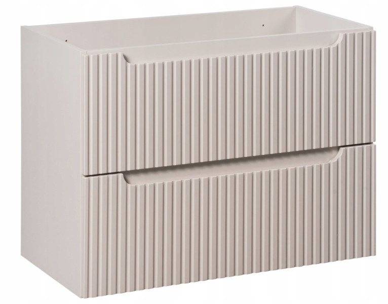 Szafka Pod Umywalkę 80 cm Wisząca RYFLE 2D MDF NOVA KASZMIR 266770