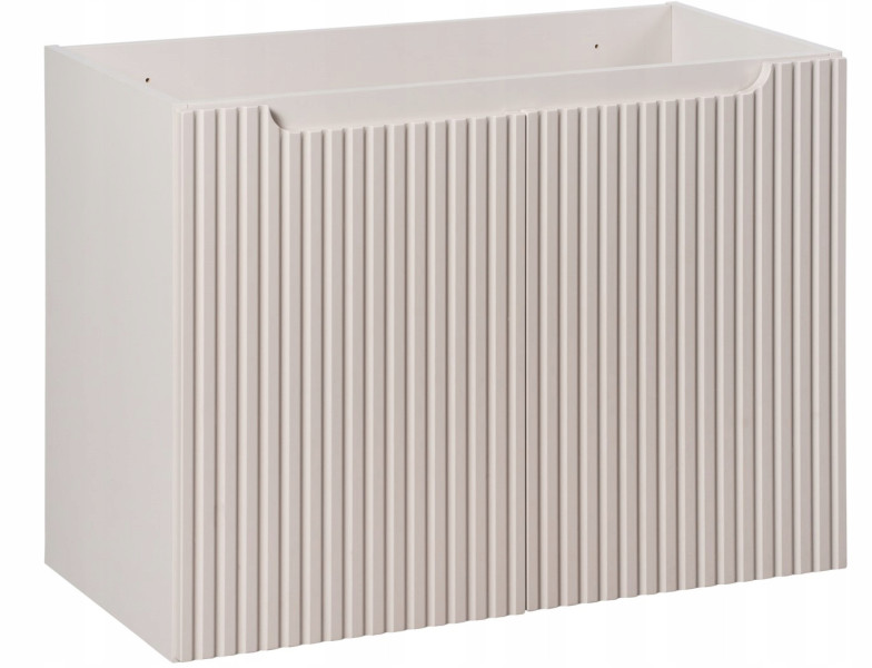 Szafka Pod Umywalkę 80 cm Wisząca RYFLE 2D MDF NOVA KASZMIR 266767