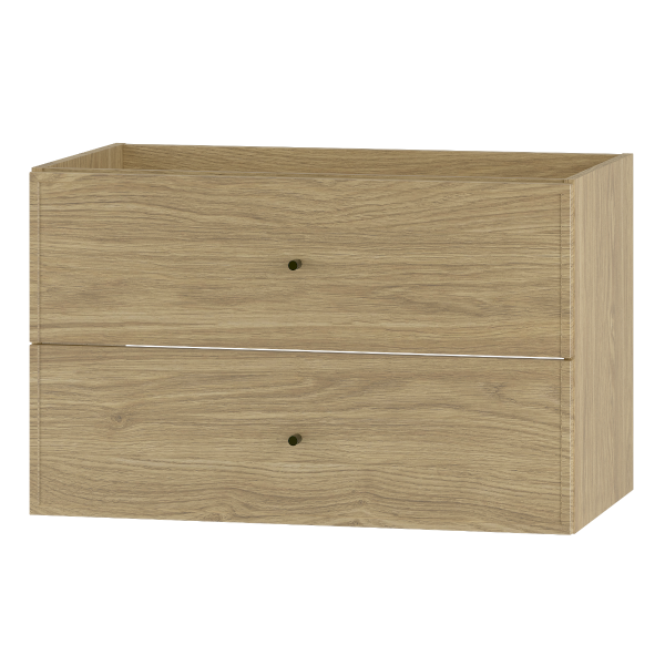 Szafka pod Umywalkę 80cm 2 Szuflady Dąb Olejowany Marco 750150