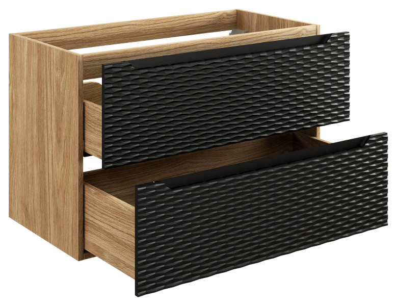 Szafka Pod Umywalkę 90 cm OCEAN BLACK 303497