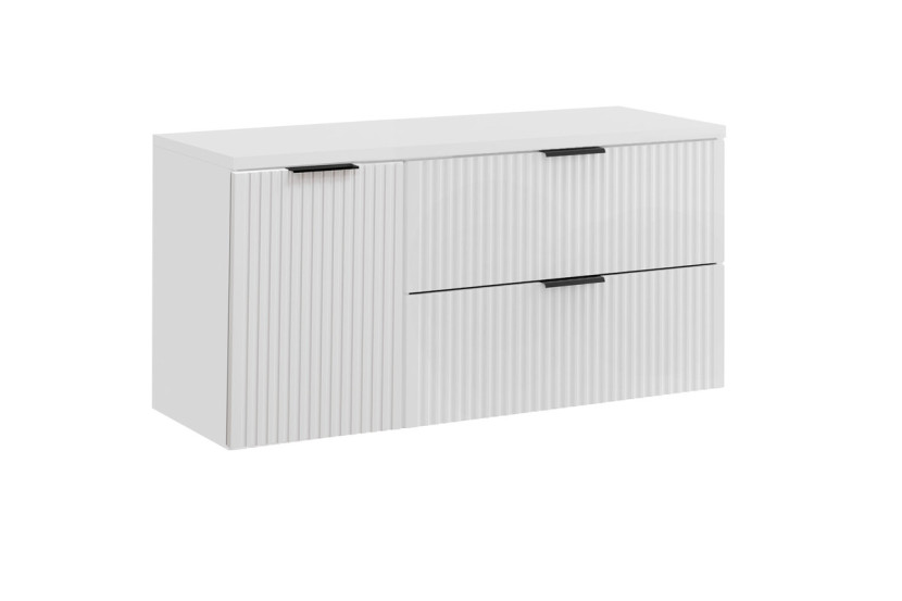 Szafka pod Umywalkę Adel White 120cm z Blatem 976974