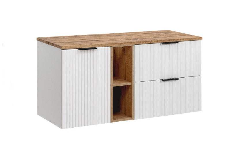 Szafka pod Umywalkę Adel White 140cm z Blatem 983984