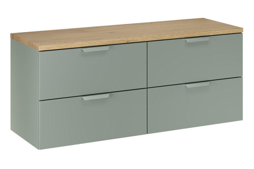 Szafka pod Umywalkę Aster Green 120cm z Blatem 976713