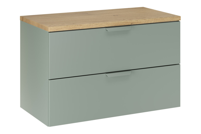 Szafka pod Umywalkę Aster Green 80cm z Blatem 976696