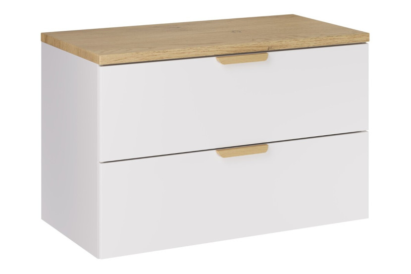 Szafka pod Umywalkę Aster White 80cm z Blatem 976712