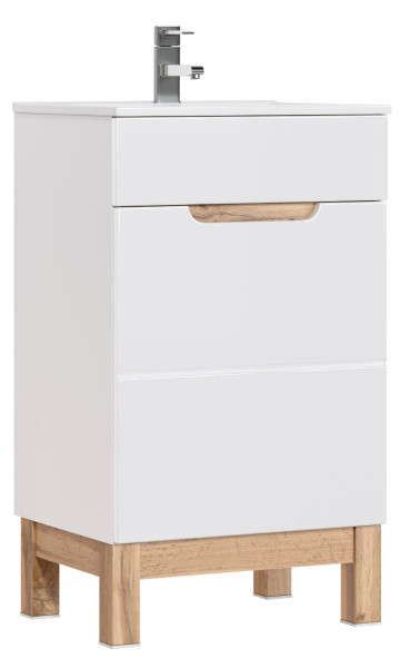 Szafka pod umywalkę BALI 824 50 cm biała 140763