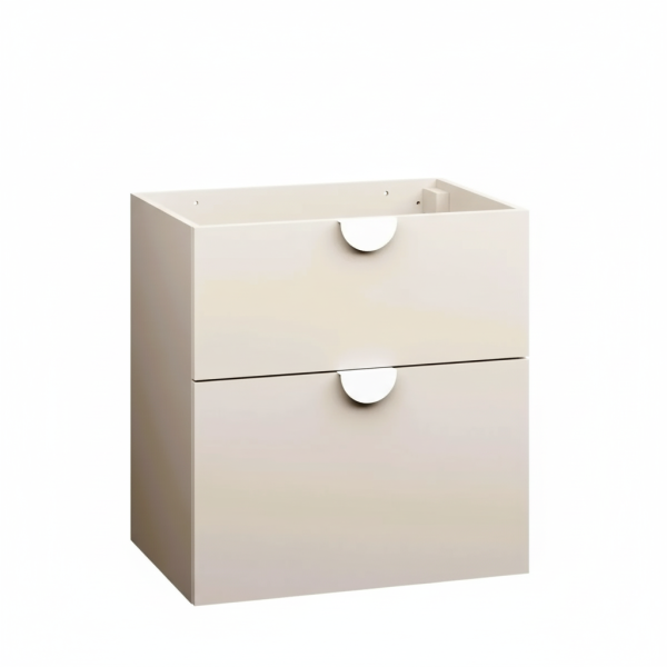 Szafka pod umywalkę COCO 60 cm kaszmir półmat bez umywalki 811753