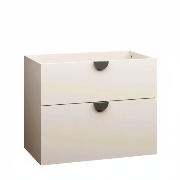 Szafka pod umywalkę COCO 80 cm kaszmir półmat bez umywalki 811759