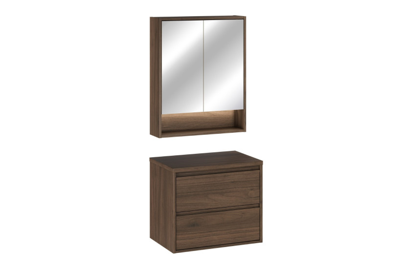 Szafka pod Umywalkę Costano Villa 60cm z Blatem i Szafką z Lustrem 1039225