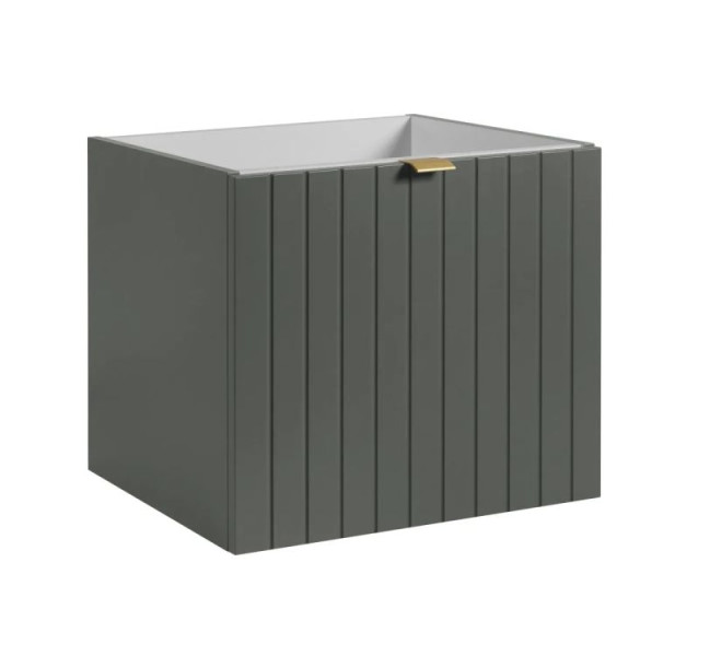 Szafka pod umywalkę HARMO 50 cm szaro-zielony półmat bez umywalki 800145