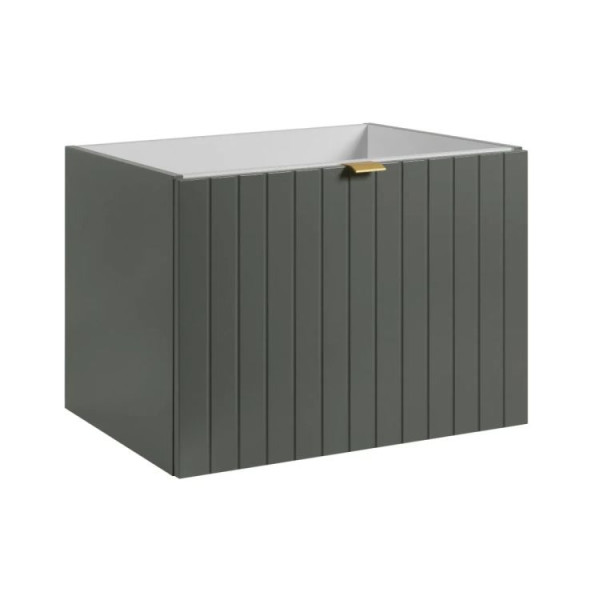 Szafka pod umywalkę HARMO 60 cm szaro-zielony półmat bez umywalki 800142