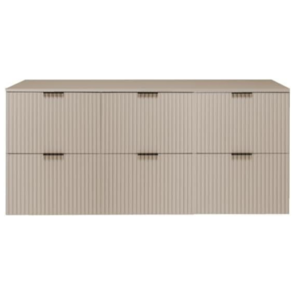 Szafka pod umywalkę, kaszmir 180(2 x 80 + 20) x 57 x 46 cm + blat roboczy 1067057