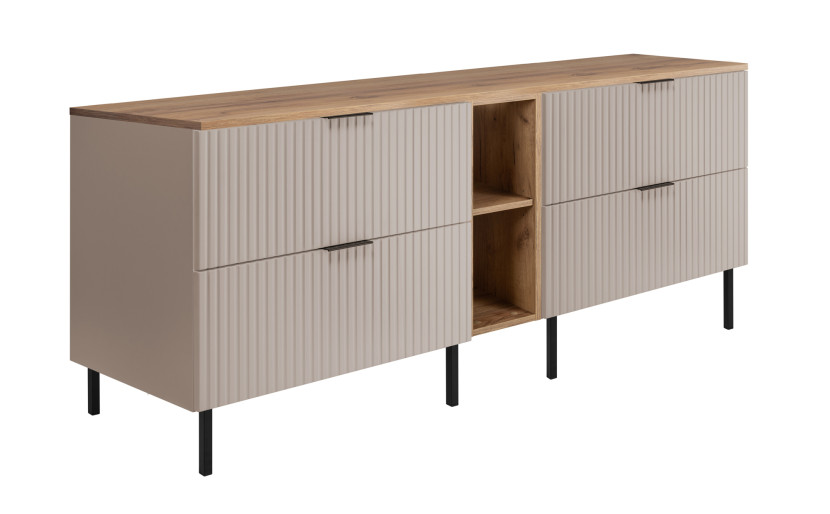 Szafka pod umywalkę, kaszmir/dąb Craft 180 (2 x 80 + 20) x 77 x 46 cm 1058722