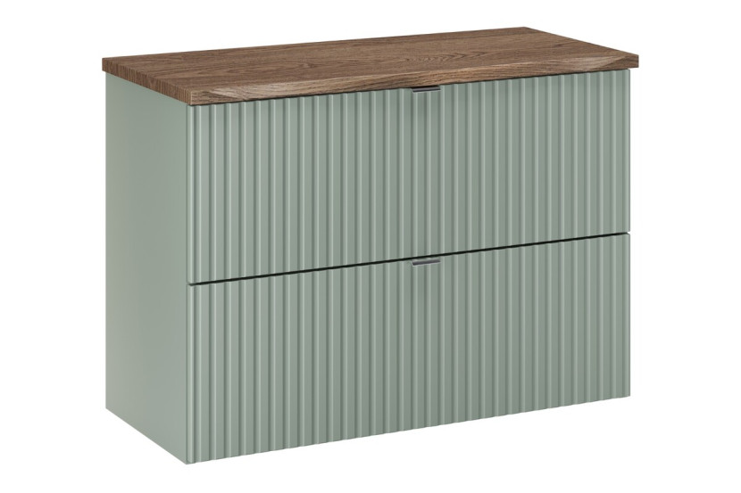 Szafka pod Umywalkę Line Reed Green 80cm z Blatem 983039