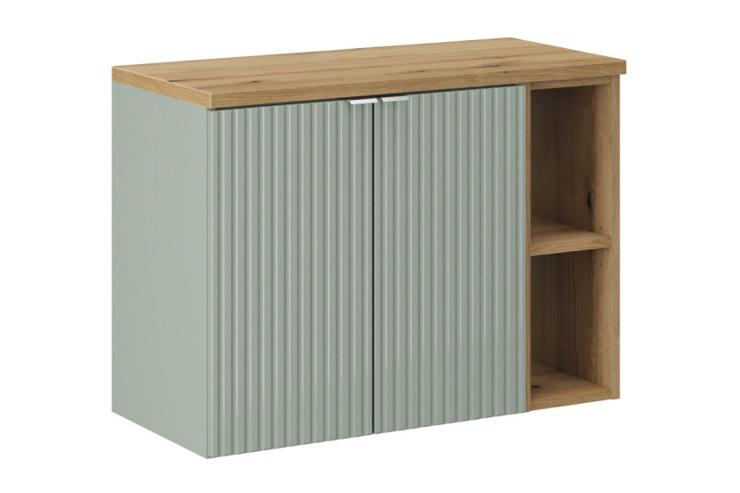 Szafka pod Umywalkę Line Reed Green 80cm z Blatem 983034