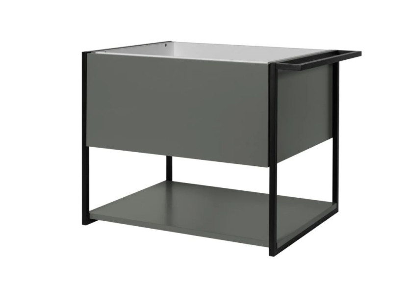 Szafka pod umywalkę LOV 60 cm szaro-zielony półmat 800151