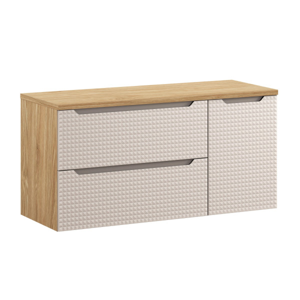 Szafka pod Umywalkę Luxor Beige 120cm z Blatem 977072