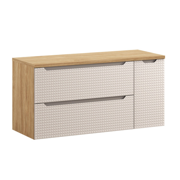 Szafka pod Umywalkę Luxor Beige 120cm z Blatem 977068
