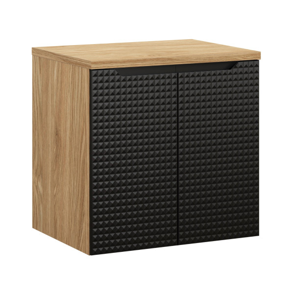 Szafka pod Umywalkę Luxor Black 60 cm z Blatem 983975