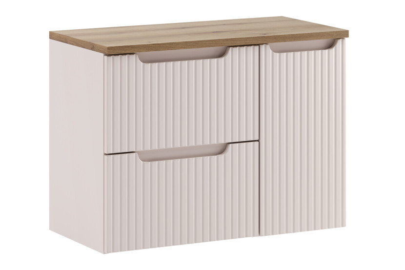 Szafka pod Umywalkę Nova Cashmere 80cm z Blatem i Szafką Cargo 976946
