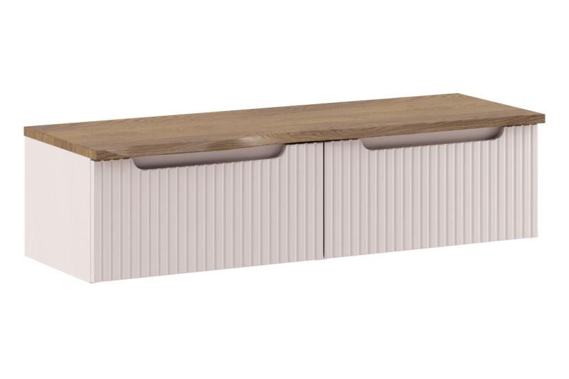 Szafka pod umywalkę NOVA KASZMIR 120 cm kaszmirowa z blatem nowoczesna 883904