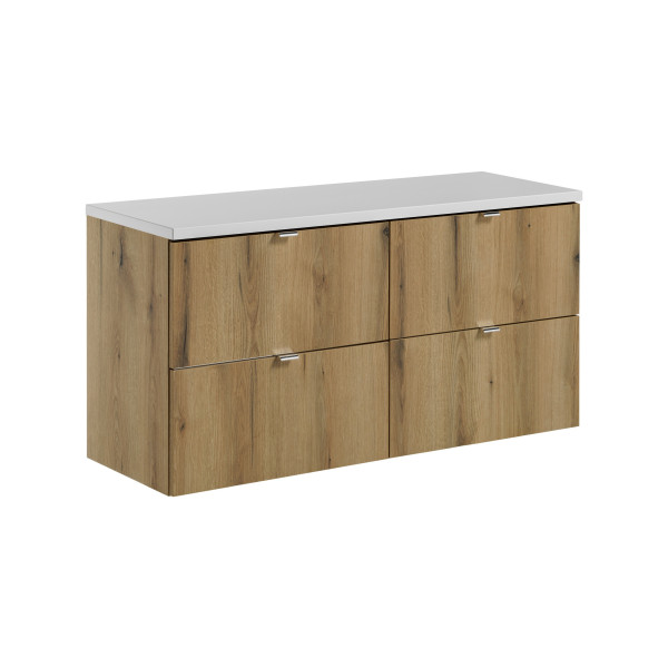Szafka pod Umywalkę Nova Oak 120cm z Blatem 986087