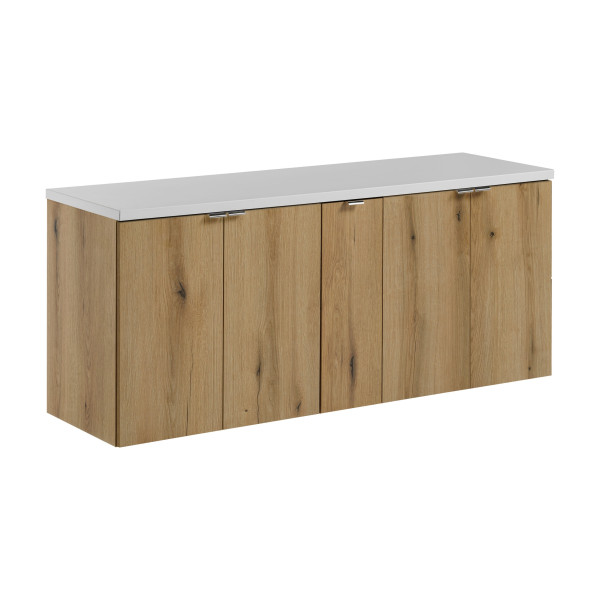 Szafka pod Umywalkę Nova Oak 140cm z Blatem 976704