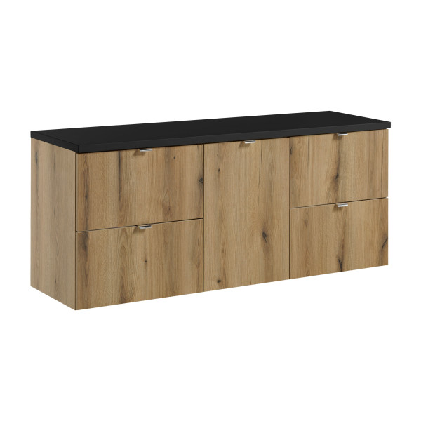 Szafka pod Umywalkę Nova Oak 140cm z Blatem 976697