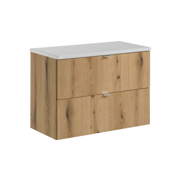 Szafka pod Umywalkę Nova Oak 80cm z Blatem 976959