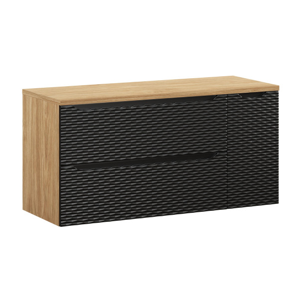 Szafka pod Umywalkę Ocean Black 120cm z Blatem 983770