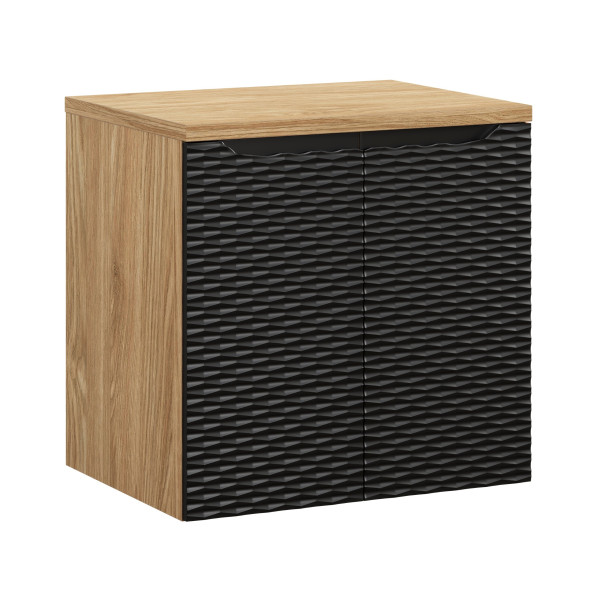 Szafka pod Umywalkę Ocean Black 60 cm z Blatem 977078