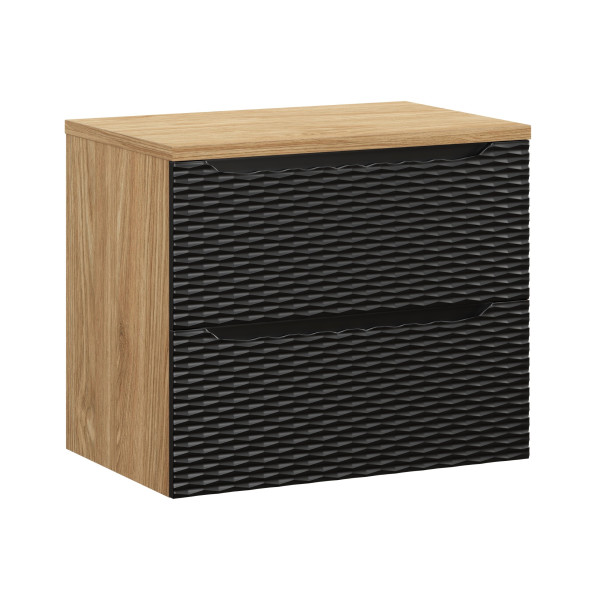 Szafka pod Umywalkę Ocean Black 70cm z Blatem 987271