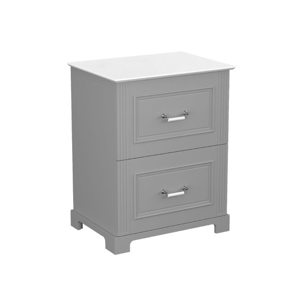 Szafka pod umywalkę OXFORD 60 cm ciemno szara półmat 817687