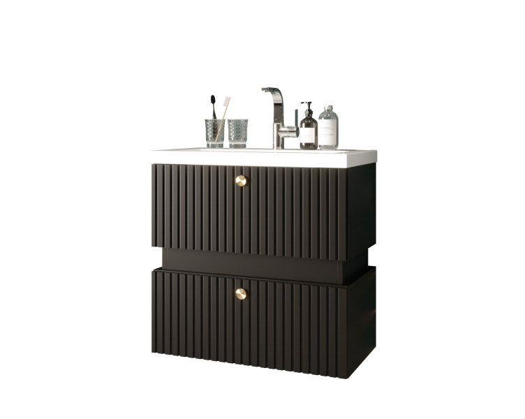 Szafka pod umywalke Tiko czarny 441549