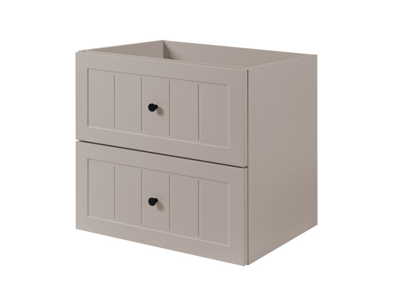 Szafka pod umywalkę w stylu klasycznym, kaszmir, 60 x 57 x 46 cm 1059994