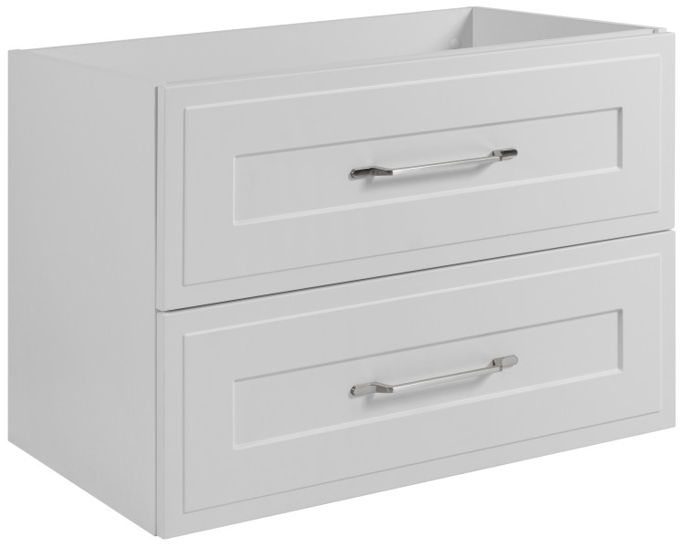 Szafka pod umywalkę w stylu klasycznym w kolorze białym, 80 x 46 cm 1059852
