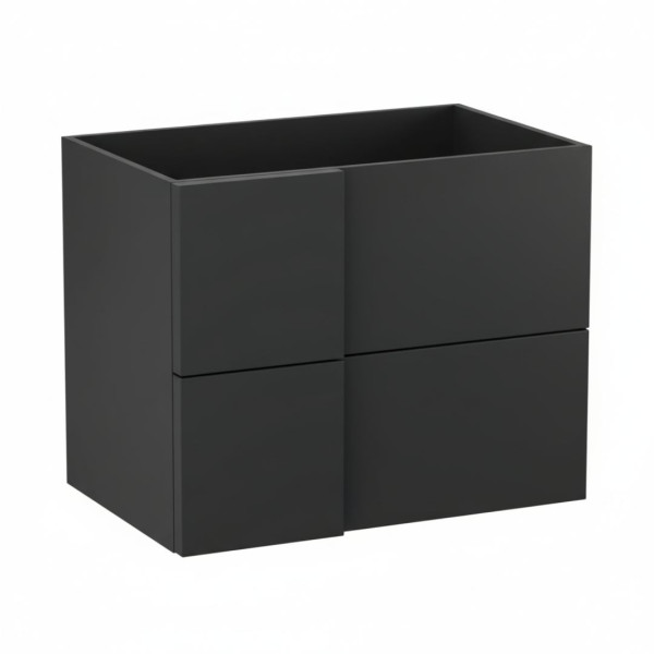 Szafka pod umywalkę wpuszczaną EDGE 70 cm antracyt półmat 817683