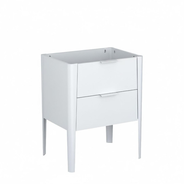 Szafka pod umywalkę wpuszczaną VIBE 60 cm biało-szara półmat 817696